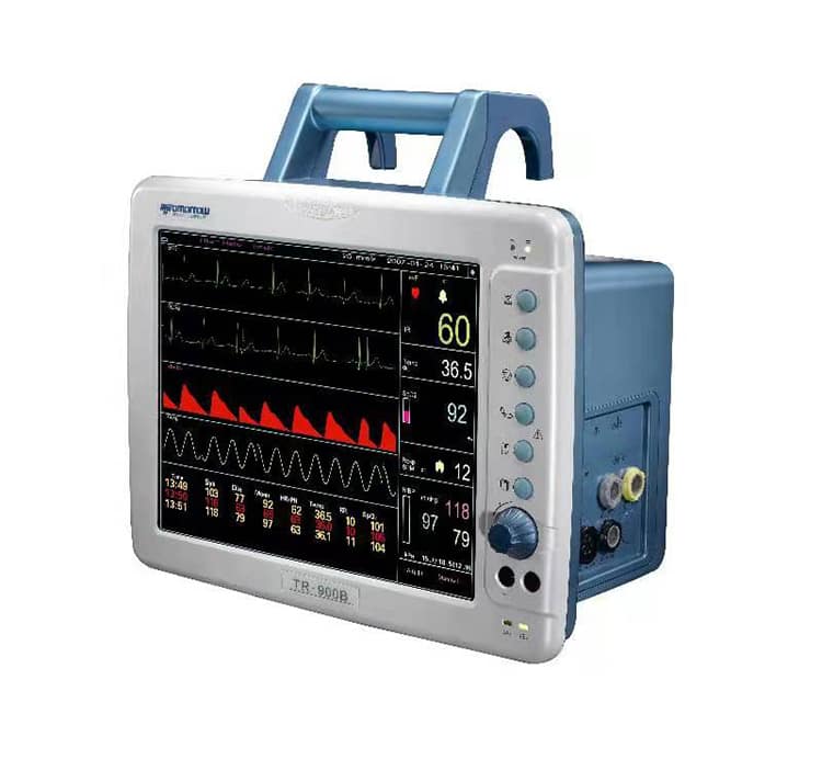 CE Certificated medical equipment TR-900B 12 inch color TPT LCD display patient monitor for sale